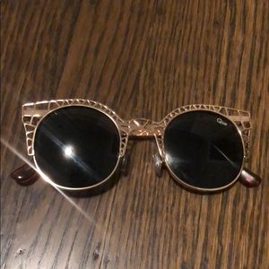 Quay gold sunglasses
